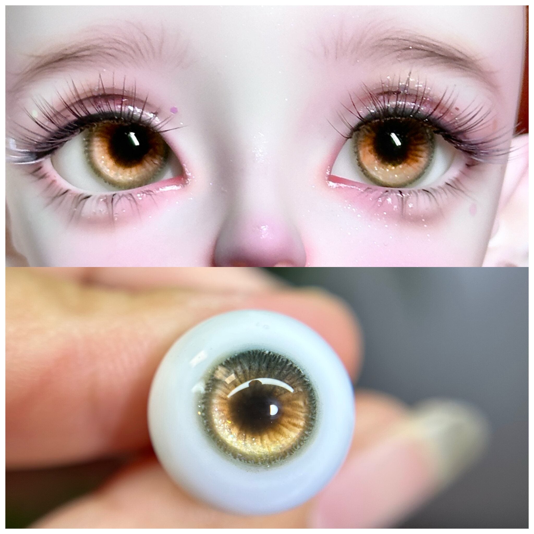 TAZI "Blue Glacier" BJD eyeball OB11 movable eye real style 3 points 4 points 6 points 8 points for baby resin eyes