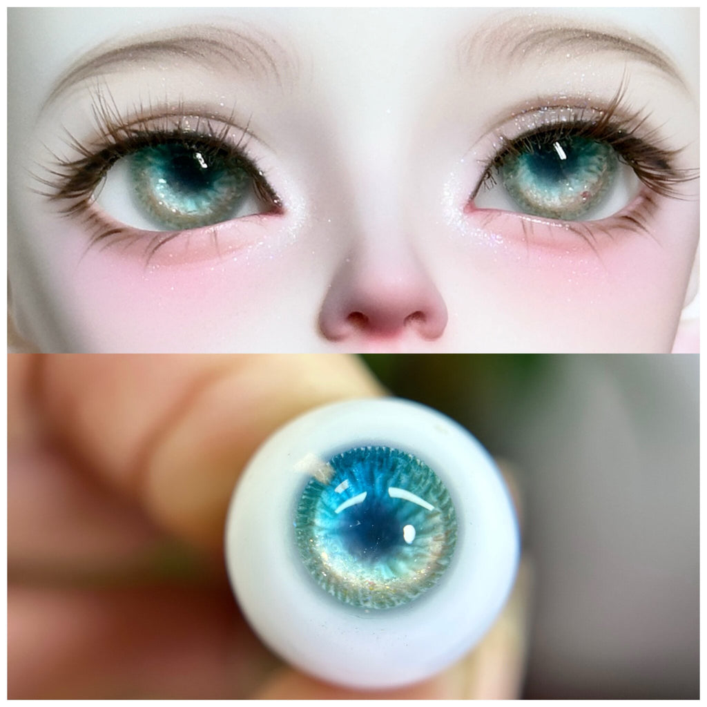 TAZI "Blue Glacier" BJD eyeball OB11 movable eye real style 3 points 4 points 6 points 8 points for baby resin eyes